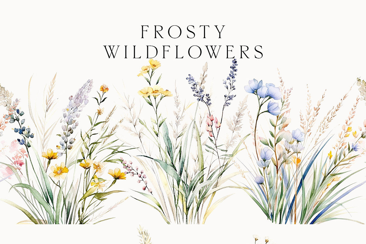 Watercolor Floral Bundle (45 in 1), a Decorative Illustration by Lana Elanor (Photo 168 of 180)
