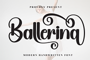 Ballerina | Script Font, a Handwritten Font by Scratchones (Thumbnail 1 of 9)
