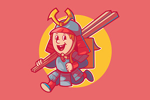 Samurai Delivery!, a Work Illustration by pedrors