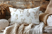 Christmas Reindeer seamless pattern, a Pattern Graphic by Kreeya Art Shop (Thumbnail 9 of 15)