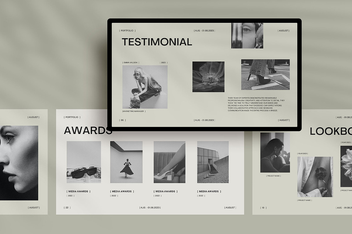 Micelle Portfolio Canva Template, a Marketing Template by Amaré Creative (Photo 11 of 12)