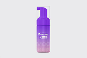 Foam Spray Bottle Mockup, a Product Mockup by graphypix