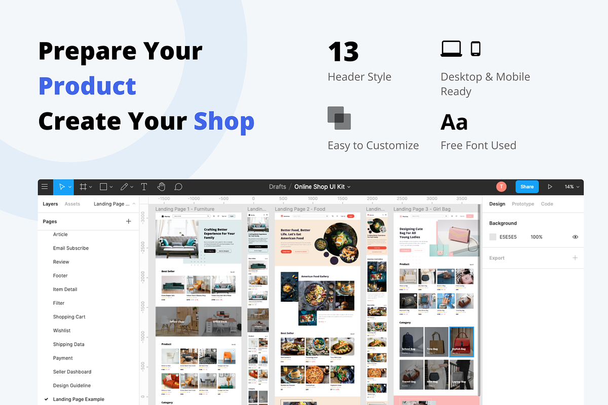 Online Shop UI Kit, an UI Kit Template by timotiusmuliawan05 (Photo 2 of 6)