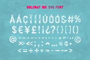 Bolonat Ink SVG OTF Version, a Sans Serif Font by Lee Iley (Thumbnail 4 of 6)