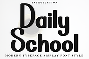 Daily School, a Script Font by InermediaSTUDIO (Thumbnail 1 of 8)
