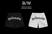 shorts pants mockup, a Bottom Mockup by yalanois (Thumbnail 2 of 6)