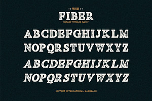 Fiber - Vintage Serif Font