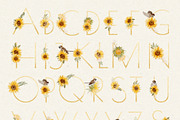 Watercolor Sunflower Set, a Decorative Illustration by Jenteva Art (Thumbnail 5 of 16)