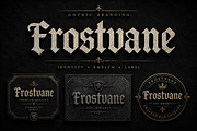 Frostvane — Bold Gothic Blackletter, a Blackletter Font by Wow Magic (Thumbnail 4 of 5)