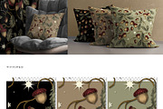 Acorn – Vintage Autumn Pattern, a Pattern Graphic by Liiafis (Thumbnail 3 of 10)