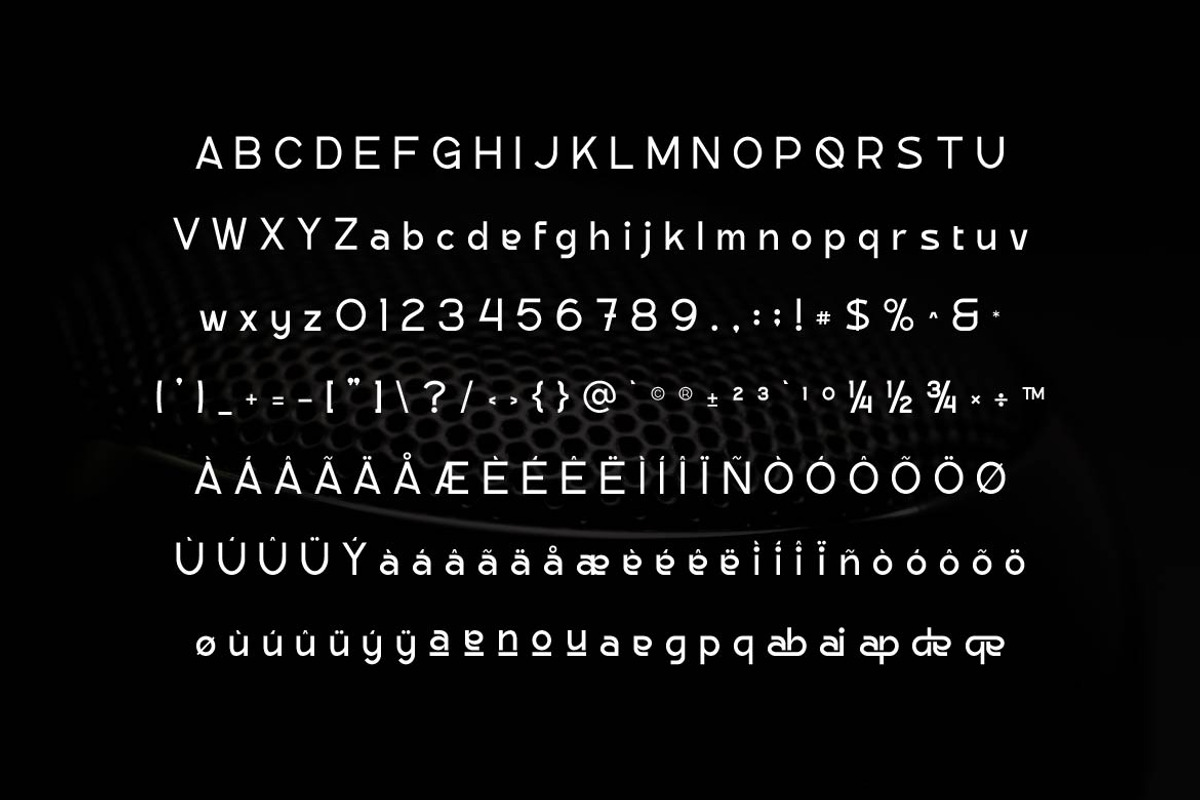 Genedict Premium Sans Serif Font, a Sans Serif Font by Artiveko (Photo 3 of 8)