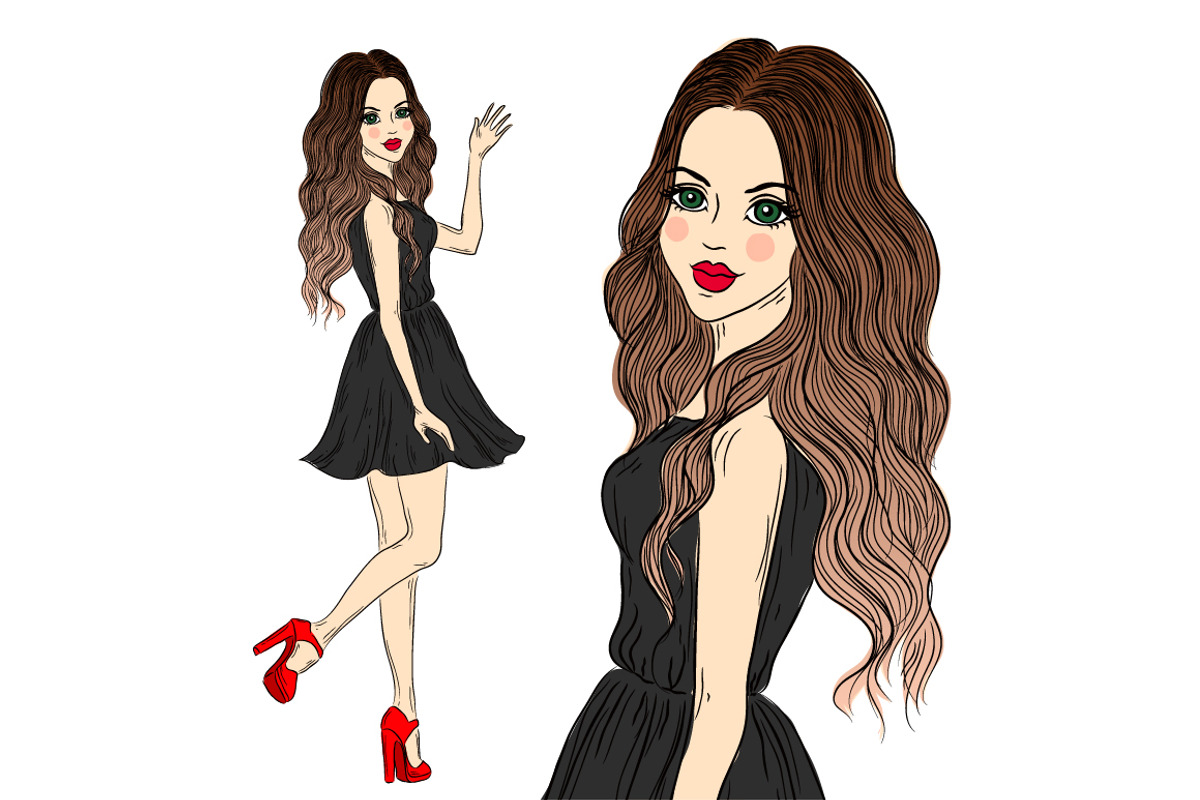 Fashion girls illustration, a Person Illustration by Tierre3012 (Photo 12 of 12)