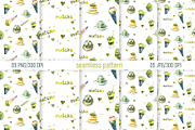 Watercolor Matcha, a Food Illustration by Budogoshch (Thumbnail 3 of 6)