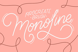 IPad Lettering Brush - Monoline