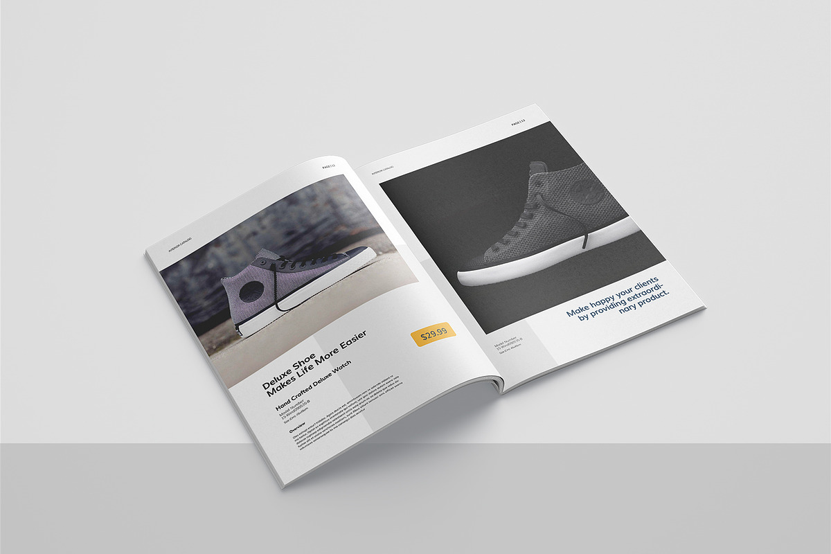 Minimal Product Catalog Template, a Brochure Template by astutedesign11 (Photo 7 of 9)