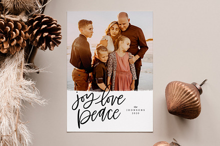 Christmas Card Template CD209