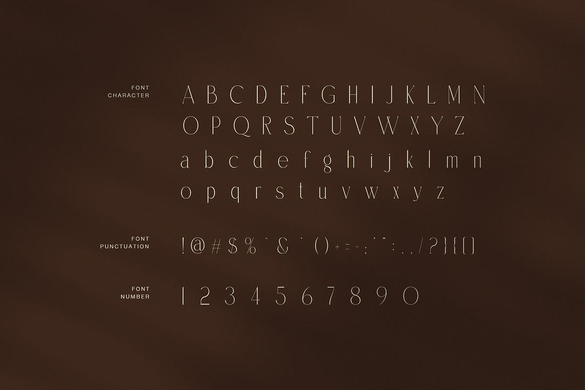 Glowing Modern Serif Font, a Serif Font by Graphicxell (Photo 8 of 8)
