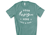 Male Bella Canvas 3001 Mockup Bundle, a Shirt Mockup by lock and page (Thumbnail 28 of 60)
