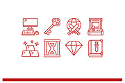 Gaming Icon Set, an Outline Icon by Tekuni (Thumbnail 9 of 10)