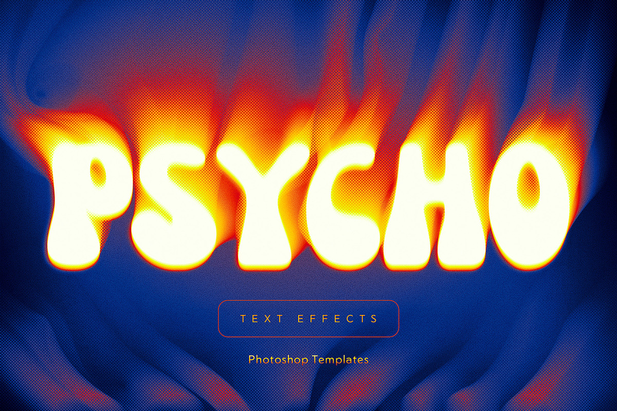 Twisted Halftone Text Effects, a Layer Style Add-On by Andrew Skoch Design (Photo 7 of 9)