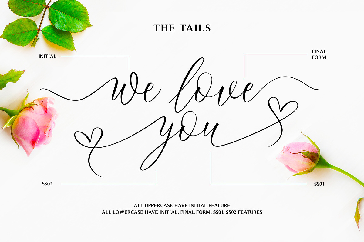 Bridgesty - Lovely Calligraphy Font preview 5