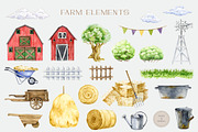 Farm Animals and Birds Clipart, an Animal Illustration by AnitaPol (Thumbnail 10 of 19)