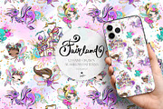 Fairy Castle Dragon Unicorn Patterns, a Pattern Graphic by KaramfilaS (Thumbnail 7 of 15)