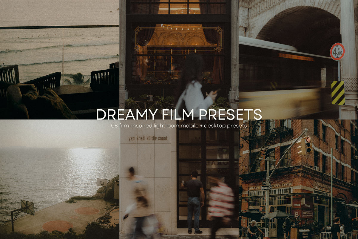 DREAMY FILM LIGHTROOM MOBILE PRESETS, a Preset Add-On by AmuletPresets (Photo 1 of 11)
