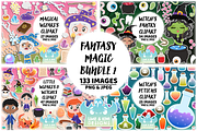 Fantasy Magic Bundle 1, a Person Illustration by Lime & Kiwi Designs (Thumbnail 1 of 5)