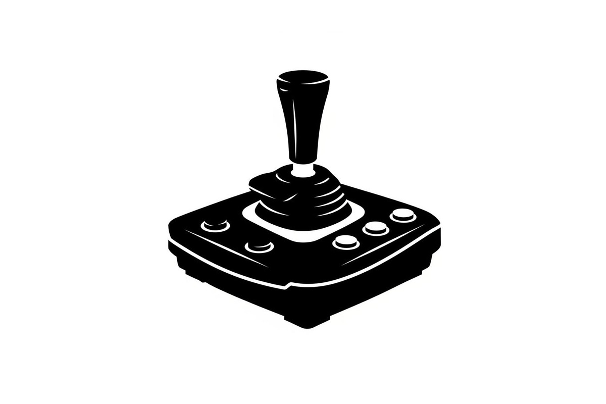 50 Retro Gaming Joystick Vector Bund, an Illustration by Creativeshirt (Photo 34 of 51)