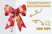 Valentine Heart Bow PNG Bundle, a Graphic by iloveTemplate (Thumbnail 3 of 5)