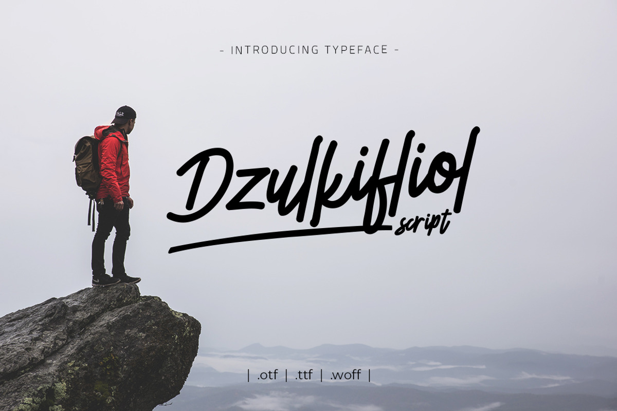Dzulkifliol Script Font