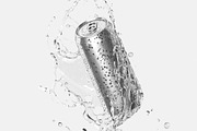 Aluminum Can With Splash 3D Model, an Object 3D Model by rebrandy (Thumbnail 3 of 7)