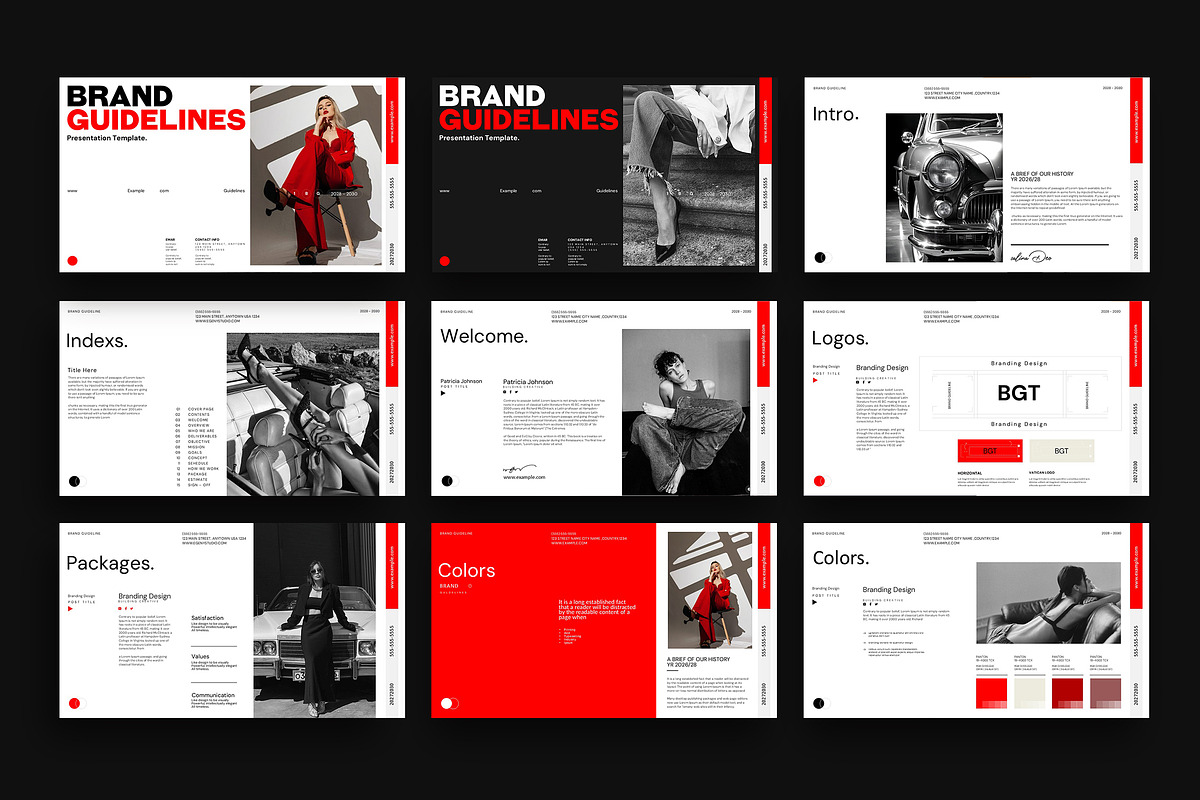 Brand Guidelines Presentation, a Presentation Template by Alvi-Studio (Photo 3 of 9)