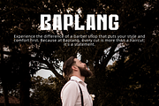 Baplang | Modern Sans Serif, a Sans Serif Font by filosovis (Thumbnail 3 of 5)