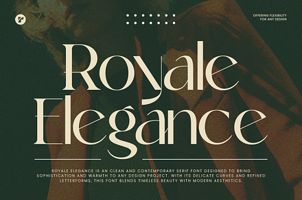 Royal Elegance - Modern Luxury Font, a Serif Font by roomspace
