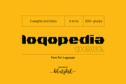 Logopedia Next, a Font by BULENT YUKSEL (Thumbnail 1 of 11)