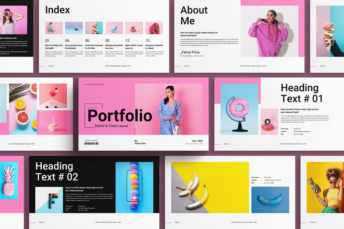 Minimal Portfolio Presentation, a Presentation Template by E-Type (Photo 1 of 5)