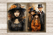 Victorian Autumn Junk Journal Pages, a Person Illustration by GlamArtZhanna (Thumbnail 2 of 9)