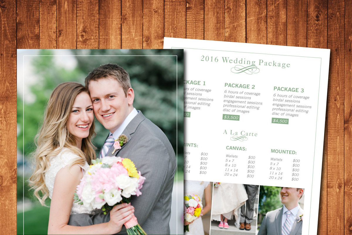 photography pricing template, a Brochure Template by DonyDesigns (Photo 1 of 2)