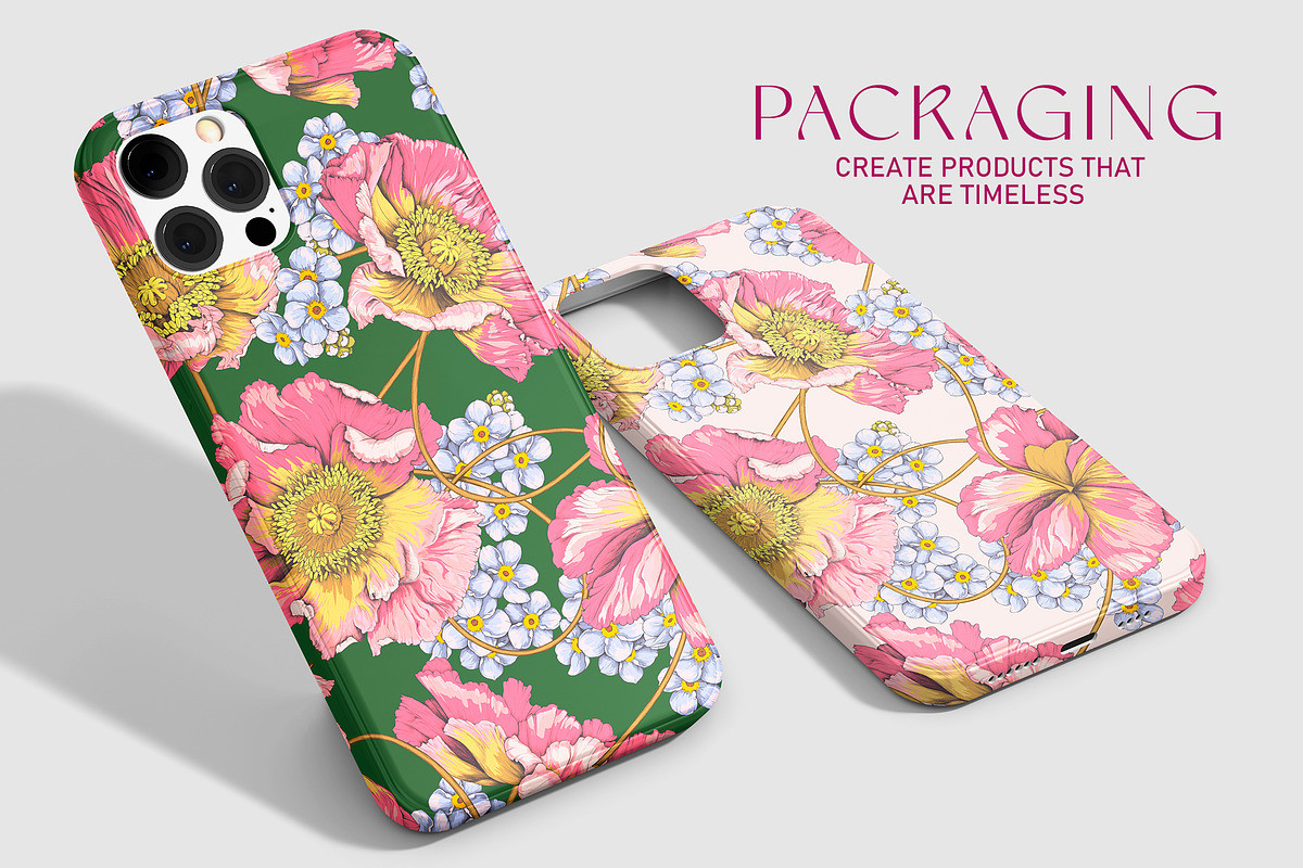 Pattern collection Poppies charm, a Pattern Graphic by Natalia0307 (Photo 11 of 15)