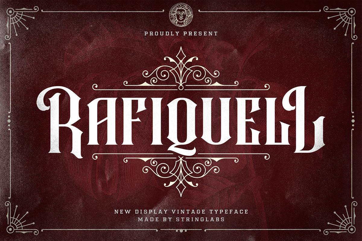 Rafiquell - Victorian Style Font, a Handwritten Font by StringLabs (Photo 1 of 14)