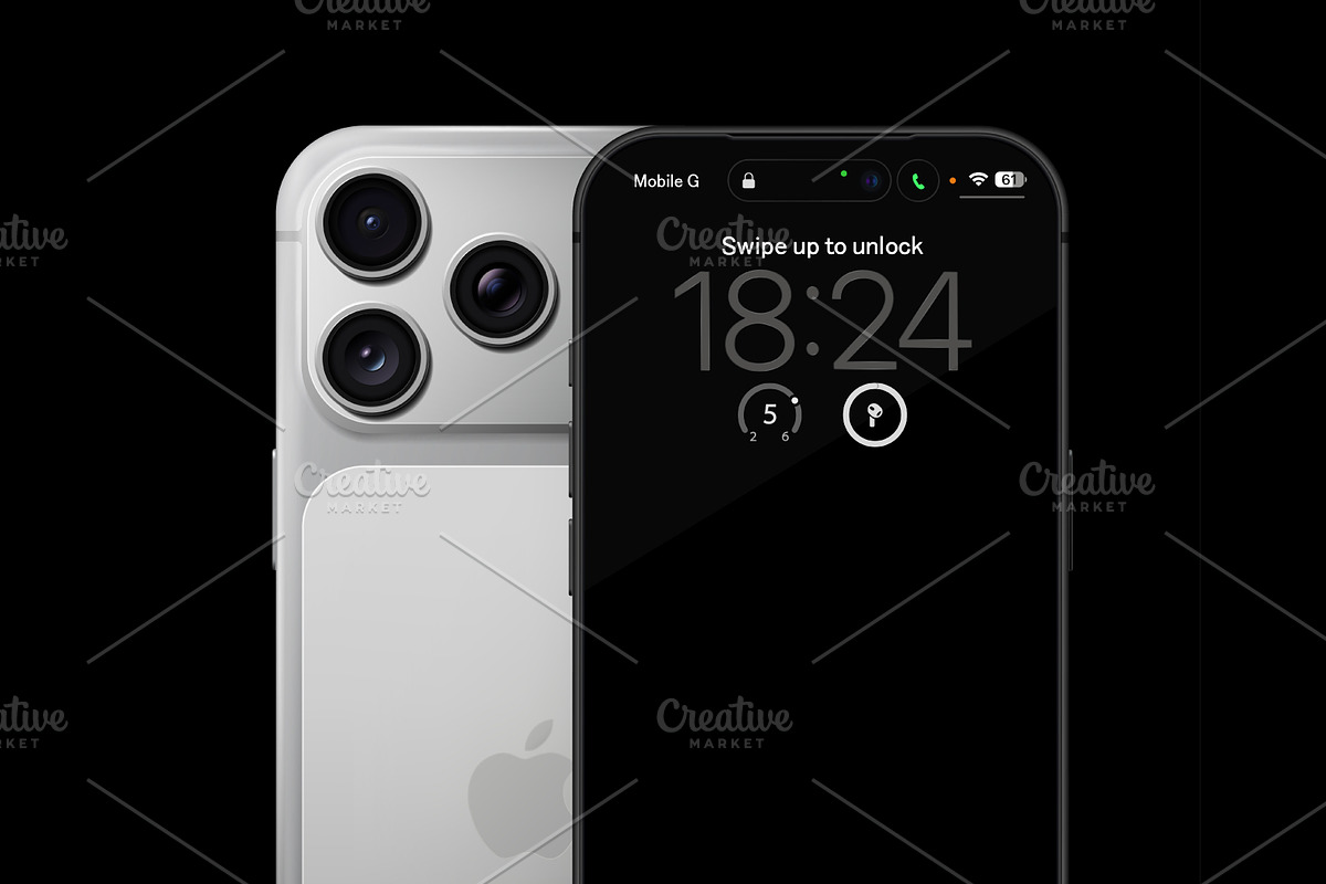 80 Phone mockups 2026 Vector + PNG, an iPhone Mockup by PhotoVector (Photo 5 of 9)