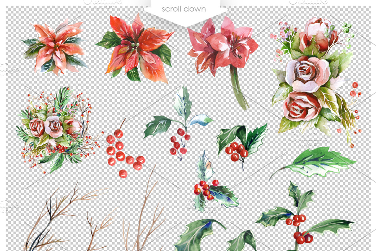 Christmas Bundle, a Decorative Illustration by Marina Grau (Photo 8 of 11)