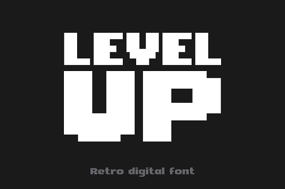 Level Up font preview 6