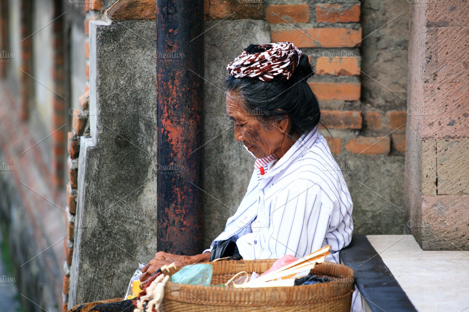 Old Women in Bali, Indonesia, a Person Photo by VIBE Collective