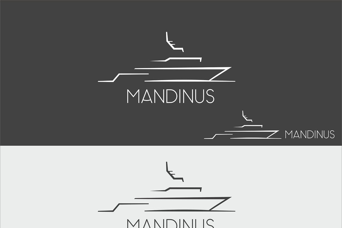 Mandinus Boat Logo Template, a Branding & Logo Template by Raj Shop (Photo 4 of 5)