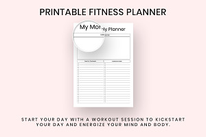 Fitness Planner, Weight Loss Tracker