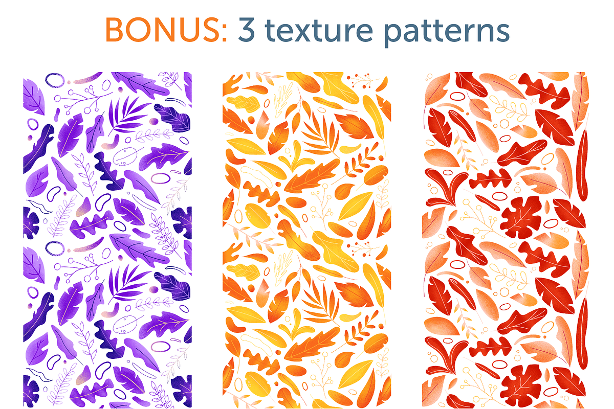 Shapes and leaves for patterns, a Pattern Graphic by museberry (Photo 8 of 9)