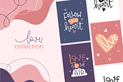 Love collection - 3 love letterings, an Illustration by Camila Dinnebier (Thumbnail 1 of 5)